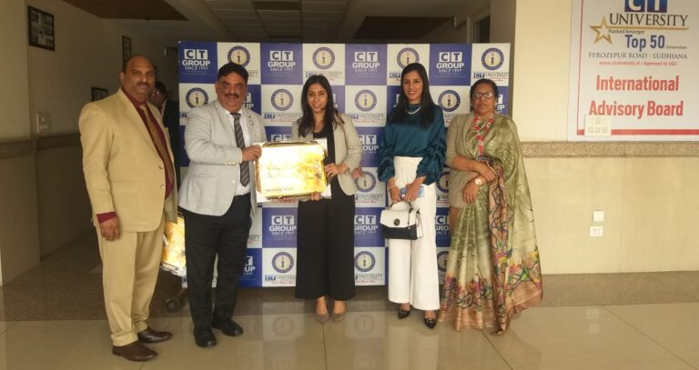 Read more about the article Dr. Shweta had been invited as a chief guest to judge an event at CT University Ludhiana